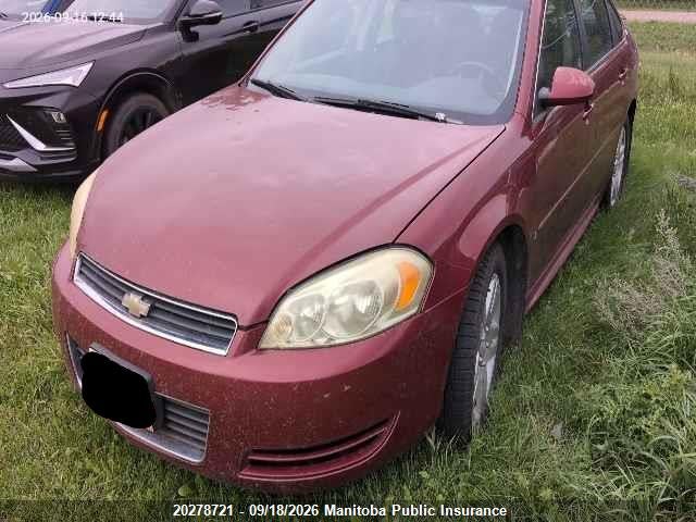 20278721 :رقم المزاد ، 2G1WT57K191189919 vin ، 2009 Chevrolet Impala Lt V6 مزاد بيع
