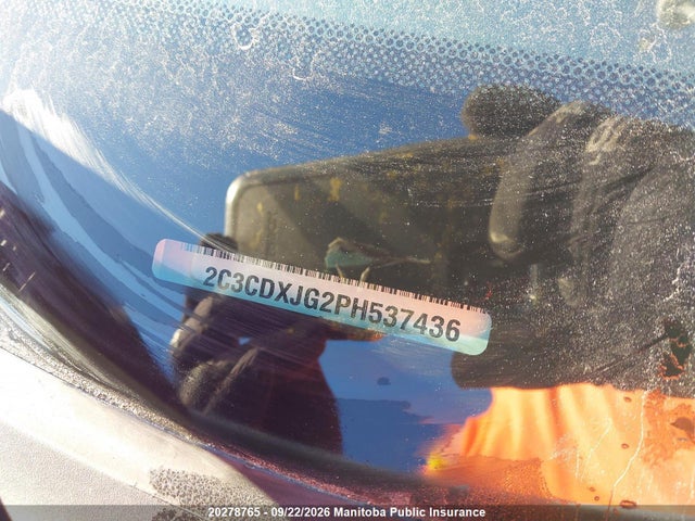 20278765 :رقم المزاد ، 2C3CDXJG2PH537436 vin ، 2023 Dodge Charger Sxt مزاد بيع