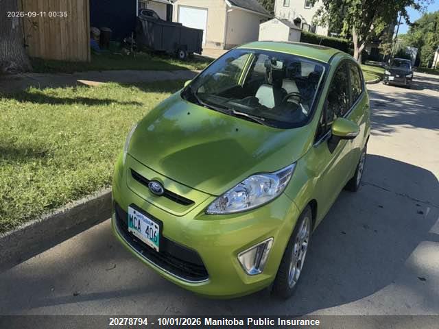 20278794 :رقم المزاد ، 3FADP4FJ1BM215591 vin ، 2011 Ford Fiesta Ses مزاد بيع