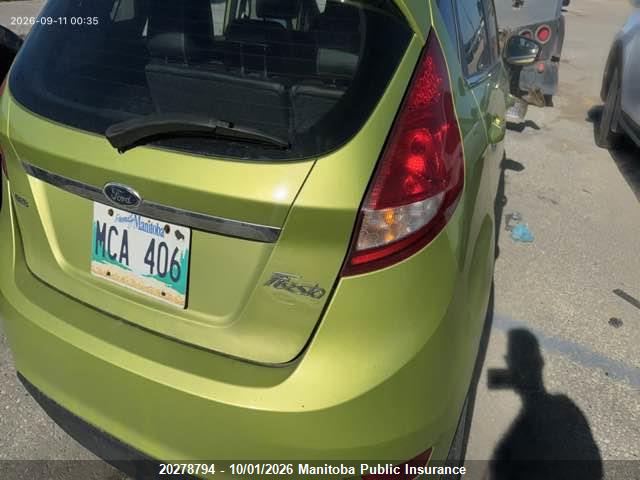 20278794 :رقم المزاد ، 3FADP4FJ1BM215591 vin ، 2011 Ford Fiesta Ses مزاد بيع