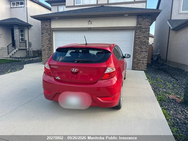 2013 Hyundai Accent Gl მანქანა იყიდება აუქციონზე, vin: KMHCT5AE6DU091250, აუქციონის ნომერი: 20278802