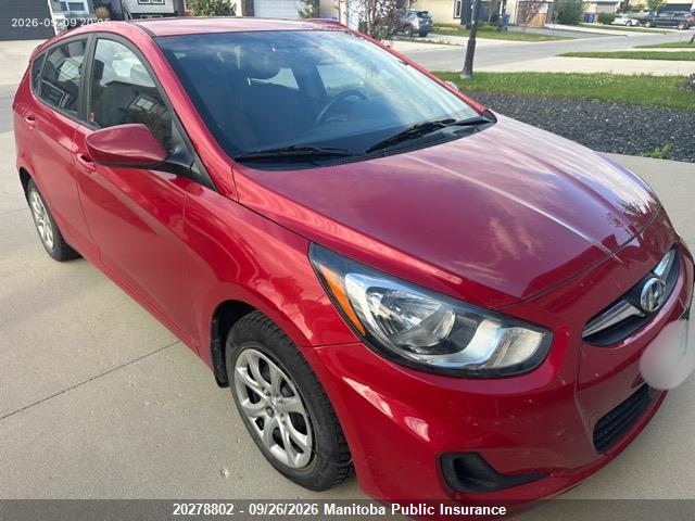2013 Hyundai Accent Gl მანქანა იყიდება აუქციონზე, vin: KMHCT5AE6DU091250, აუქციონის ნომერი: 20278802