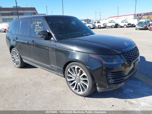 2018 Land Rover Range Rover Autobio Supercharg მანქანა იყიდება აუქციონზე, vin: SALGV2RE7JA508285, აუქციონის ნომერი: 20278808