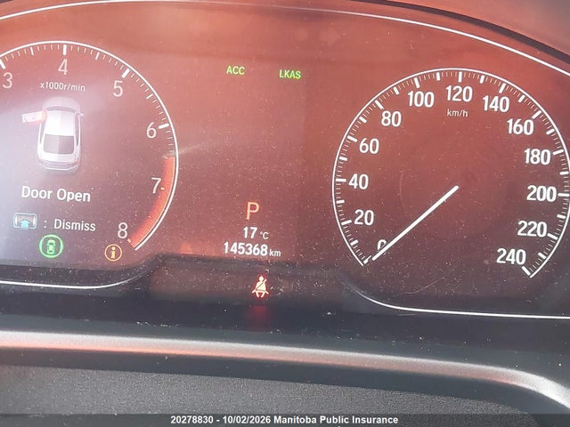 Aukcja sprzedaży 2018 Honda Accord Touring, vin: 1HGCV1F95JA802034, numer aukcji: 20278830