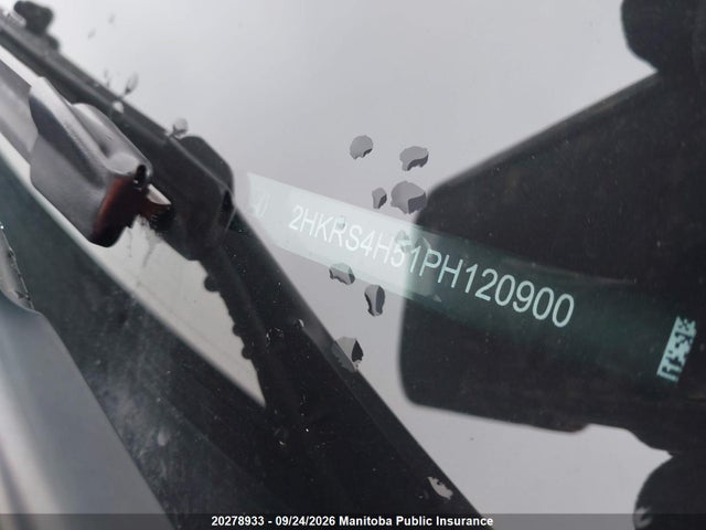 20278933 :رقم المزاد ، 2HKRS4H51PH120900 vin ، 2023 Honda Cr-v Sport مزاد بيع