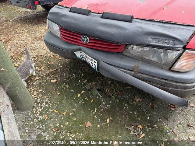 20278940 :رقم المزاد ، JT2BC53L0X0389437 vin ، 1999 Toyota Tercel Ce مزاد بيع