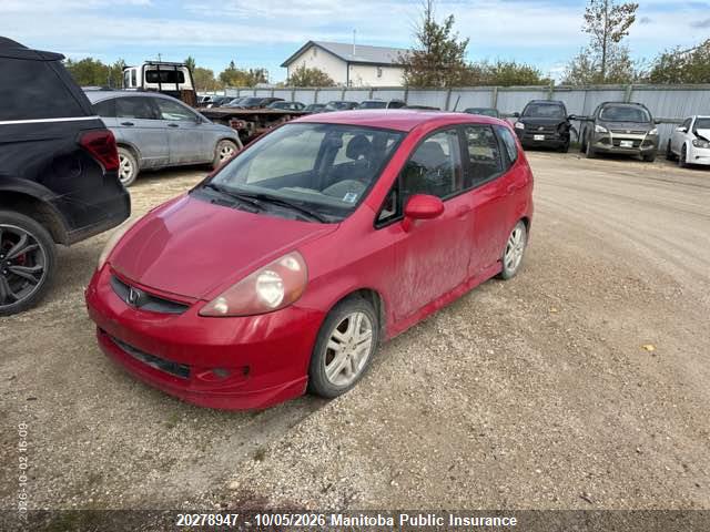 Aukcja sprzedaży 2007 Honda Fit Sport, vin: JHMGD37677S800807, numer aukcji: 20278947