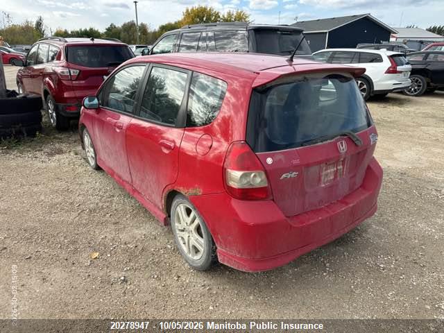 Aukcja sprzedaży 2007 Honda Fit Sport, vin: JHMGD37677S800807, numer aukcji: 20278947