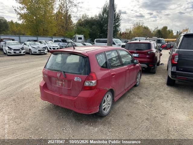 Aukcja sprzedaży 2007 Honda Fit Sport, vin: JHMGD37677S800807, numer aukcji: 20278947