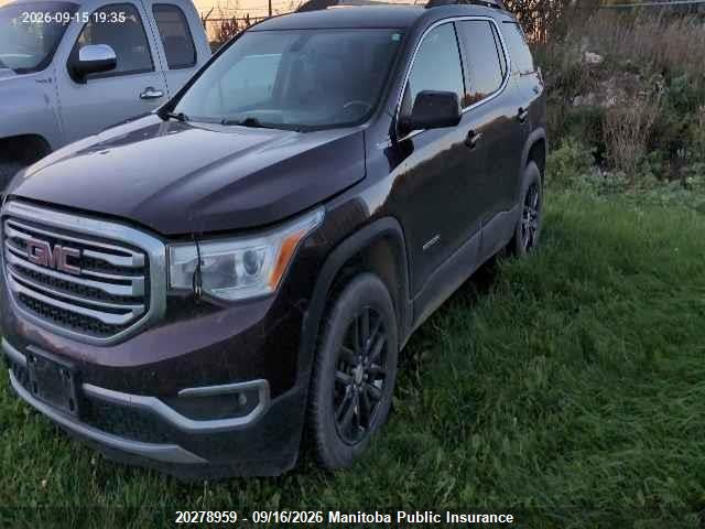 Продаж на аукціоні авто 2017 Gmc Acadia Slt, vin: 1GKKNULS7HZ275214, номер лоту: 20278959