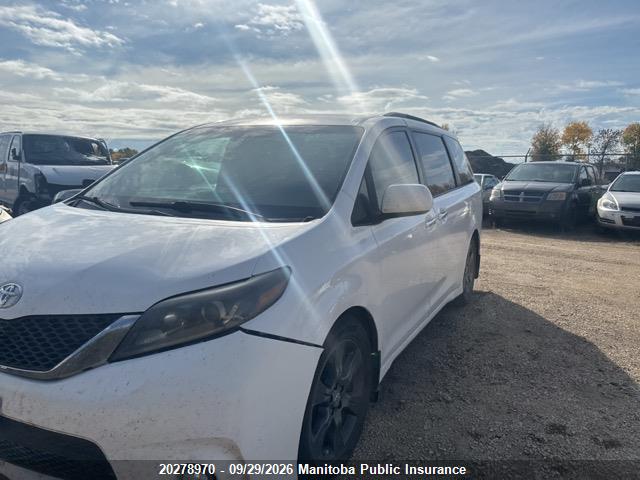 Aukcja sprzedaży 2016 Toyota Sienna Ce V6, vin: 5TDXK3DC2GS706456, numer aukcji: 20278970