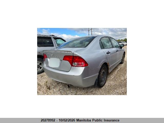 20278992 :رقم المزاد ، 2HGFA15438H027615 vin ، 2008 Honda Civic Dx-g مزاد بيع