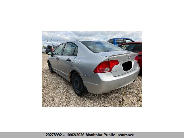 20278992 :رقم المزاد ، 2HGFA15438H027615 vin ، 2008 Honda Civic Dx-g مزاد بيع