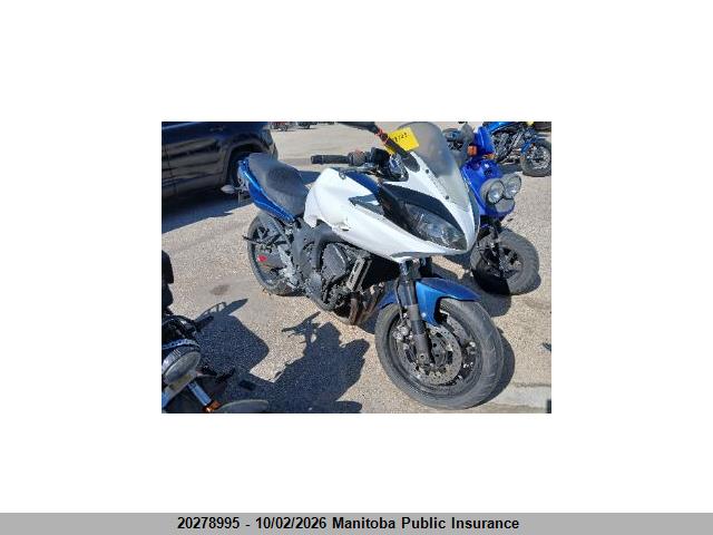 20278995 :رقم المزاد ، JYARJ13N58A000630 vin ، 2008 Yamaha Fz6 مزاد بيع