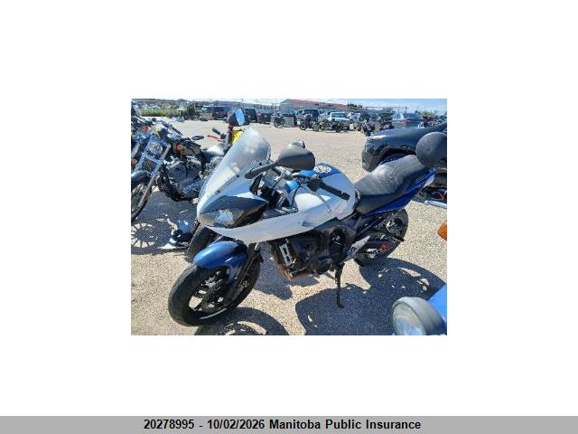 20278995 :رقم المزاد ، JYARJ13N58A000630 vin ، 2008 Yamaha Fz6 مزاد بيع