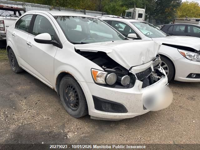Auction sale of the 2012 Chevrolet Sonic Lt, vin: 1G1JC5EH2C4128771, lot number: 20279023