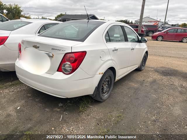 Auction sale of the 2012 Chevrolet Sonic Lt, vin: 1G1JC5EH2C4128771, lot number: 20279023