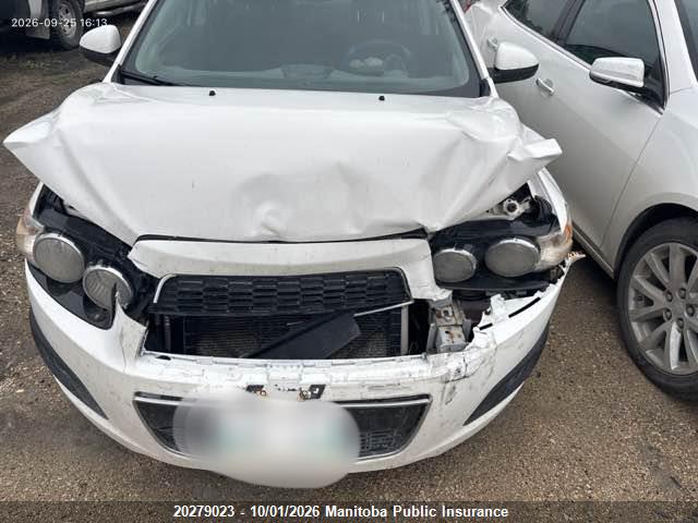 Auction sale of the 2012 Chevrolet Sonic Lt, vin: 1G1JC5EH2C4128771, lot number: 20279023