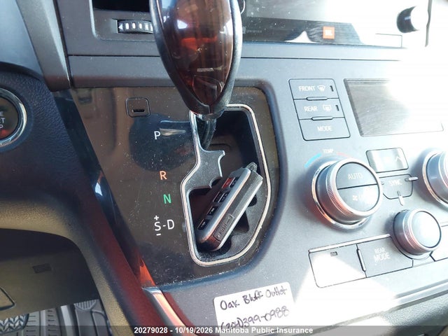 5TDDK3DC1FS100132 Toyota Sienna Xle V6