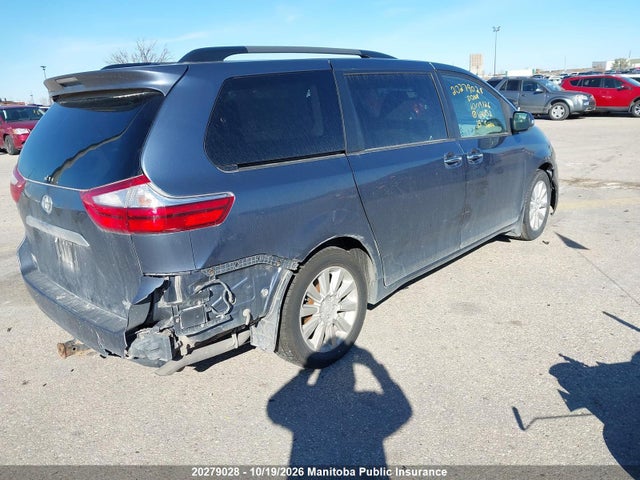5TDDK3DC1FS100132 Toyota Sienna Xle V6
