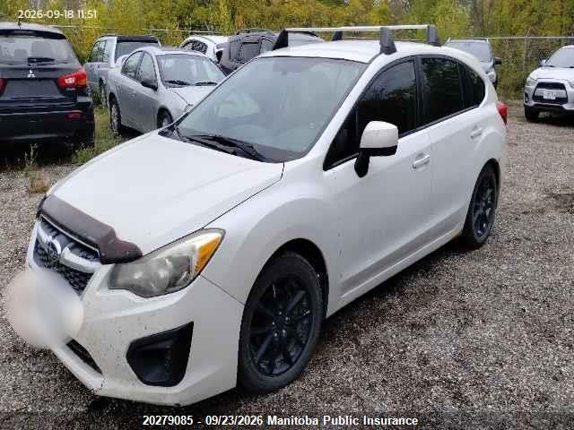20279085 :رقم المزاد ، JF1GPAC63E8272217 vin ، 2014 Subaru Impreza 2.0i مزاد بيع