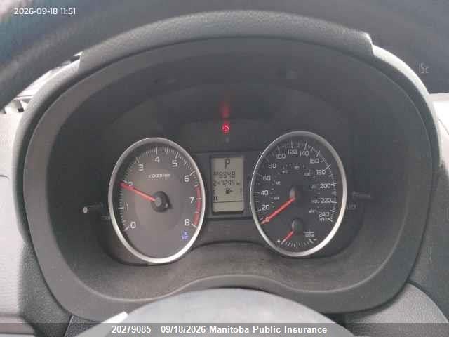20279085 :رقم المزاد ، JF1GPAC63E8272217 vin ، 2014 Subaru Impreza 2.0i مزاد بيع
