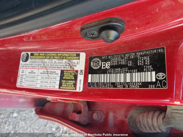 2T1BURHE6GC731095 Toyota Corolla S