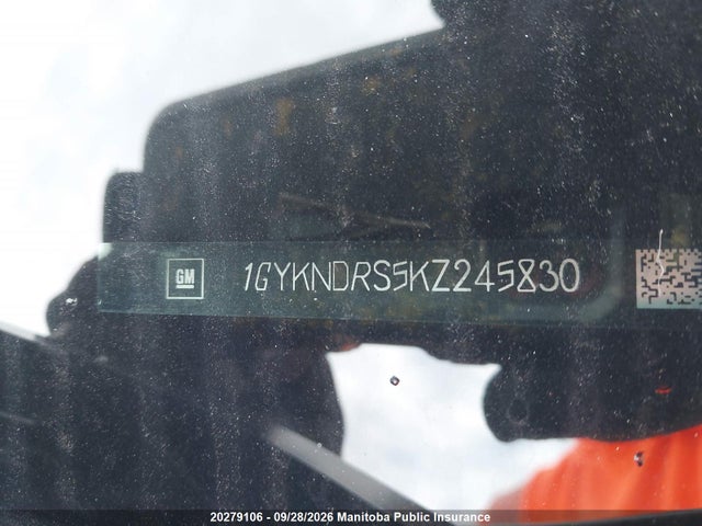 Продаж на аукціоні авто 2019 Cadillac Xt5, vin: 1GYKNDRS5KZ245830, номер лоту: 20279106