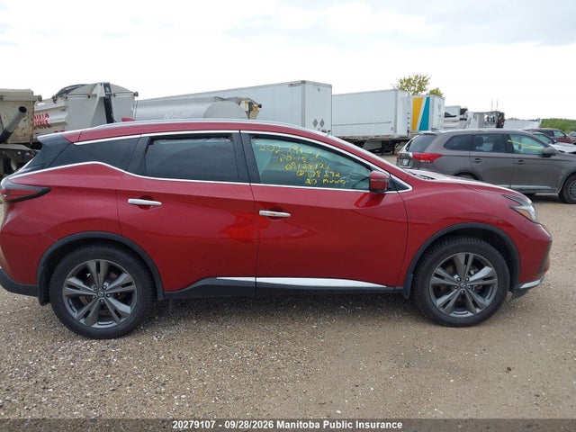 2020 Nissan Murano Platinum მანქანა იყიდება აუქციონზე, vin: 5N1AZ2DS1LN108292, აუქციონის ნომერი: 20279107
