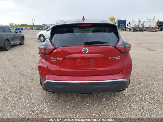 2020 Nissan Murano Platinum მანქანა იყიდება აუქციონზე, vin: 5N1AZ2DS1LN108292, აუქციონის ნომერი: 20279107