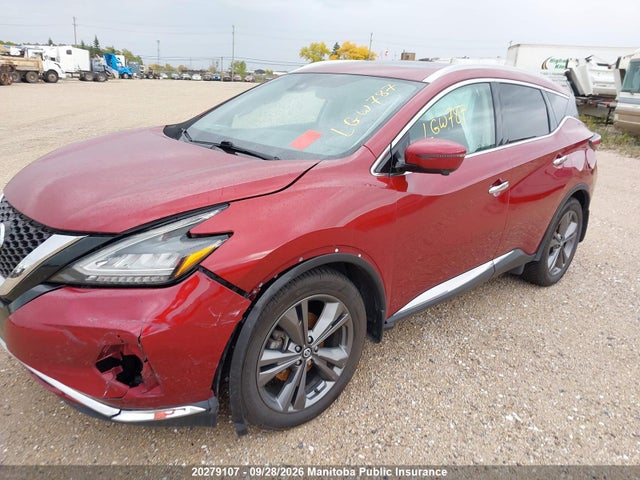 2020 Nissan Murano Platinum მანქანა იყიდება აუქციონზე, vin: 5N1AZ2DS1LN108292, აუქციონის ნომერი: 20279107