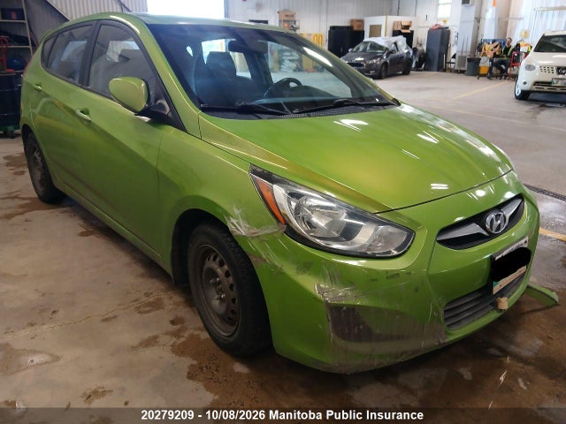 Auction sale of the 2012 Hyundai Accent Gls, vin: KMHCU5AE6CU009481, lot number: 20279209