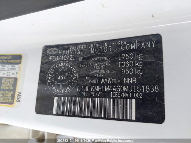 Hyundai Elantra Essential 2021 KMHLM4AG0MU151838 Image 9