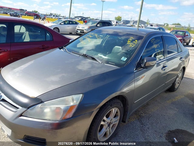 Aukcja sprzedaży 2007 Honda Accord Ex, vin: 1HGCM56787A813529, numer aukcji: 20279220