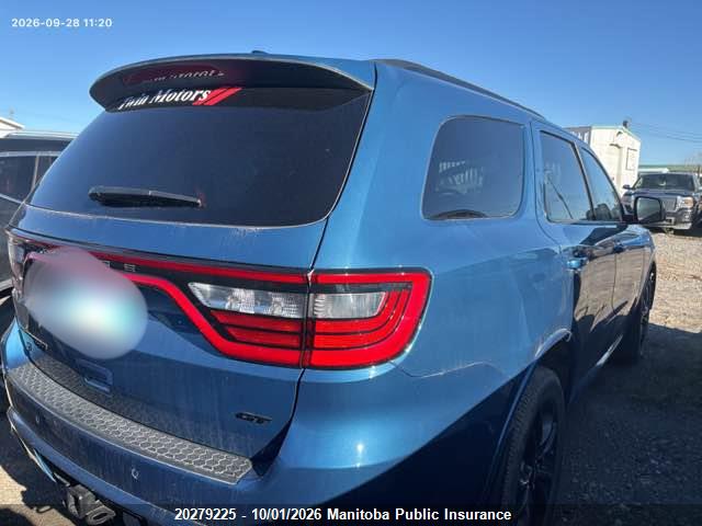 20279225 :رقم المزاد ، 1C4RDJDG2SC514149 vin ، 2025 Dodge Durango Gt مزاد بيع