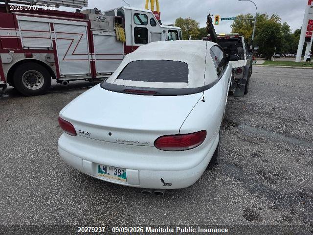 20279237 :رقم المزاد ، 3C3EL45H6VT576659 vin ، 1997 Chrysler Sebring Jx مزاد بيع