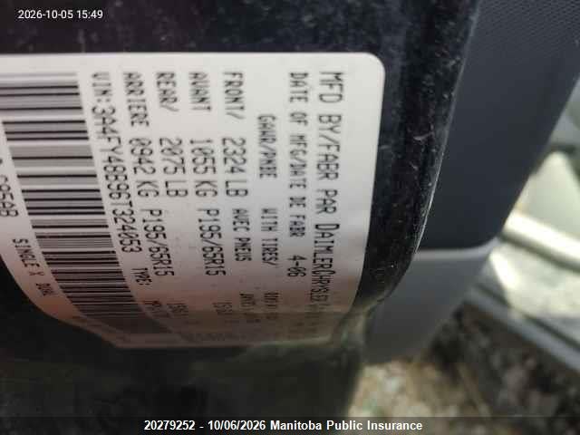 Продаж на аукціоні авто 2006 Chrysler Pt Cruiser, vin: 3A4FY48B96T324053, номер лоту: 20279252