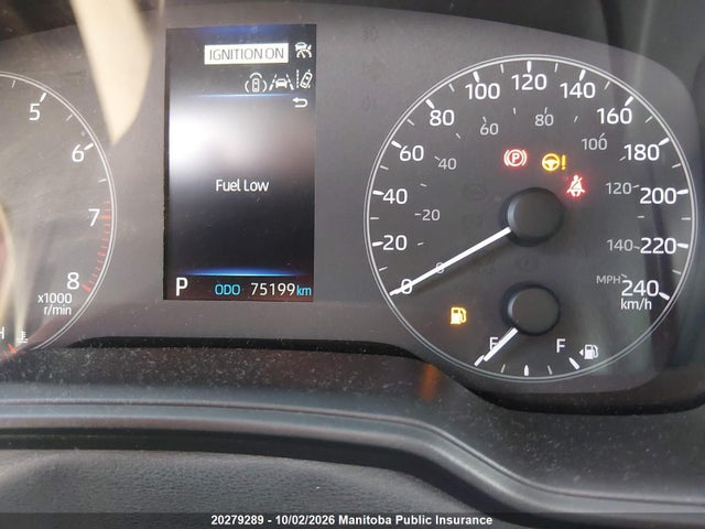 20279289 :رقم المزاد ، 7MUCAABG7SV121611 vin ، 2025 Toyota Corolla Cross Le مزاد بيع