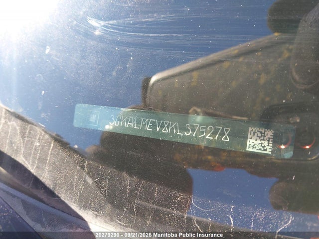 20279290 :رقم المزاد ، 3GKALMEV8KL375278 vin ، 2019 Gmc Terrain Sle مزاد بيع