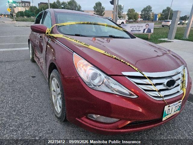 Auction sale of the 2011 Hyundai Sonata Gls, vin: 5NPEB4AC3BH032768, lot number: 20279412