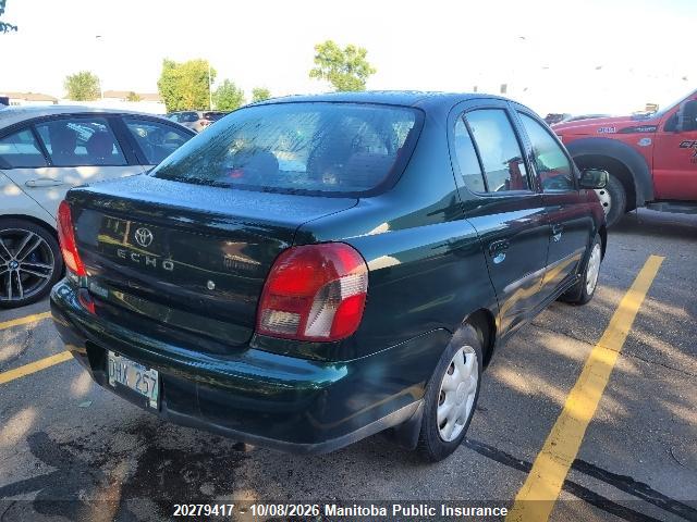 Aukcja sprzedaży 2001 Toyota Echo, vin: JTDBT123410199018, numer aukcji: 20279417