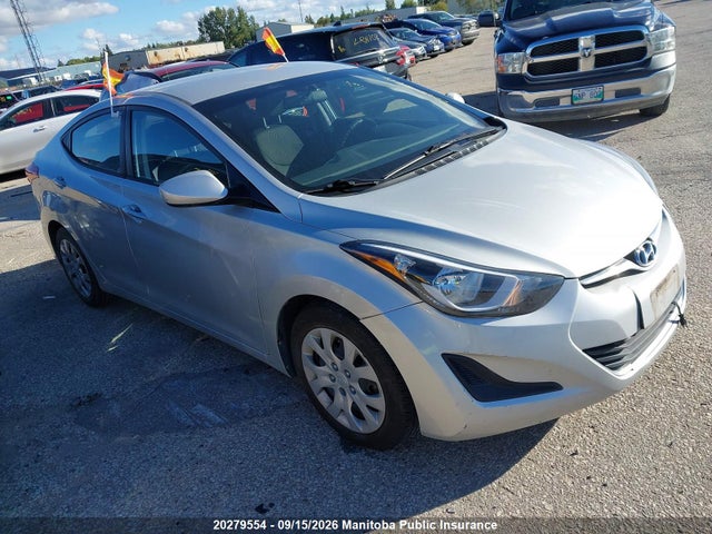 20279554 :رقم المزاد ، 5NPDH4AE4FH627968 vin ، 2015 Hyundai Elantra Gl مزاد بيع