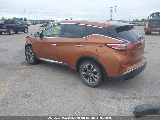 Aukcja sprzedaży 2015 Nissan Murano Sl, vin: 5N1AZ2MH6FN288605, numer aukcji: 20279623