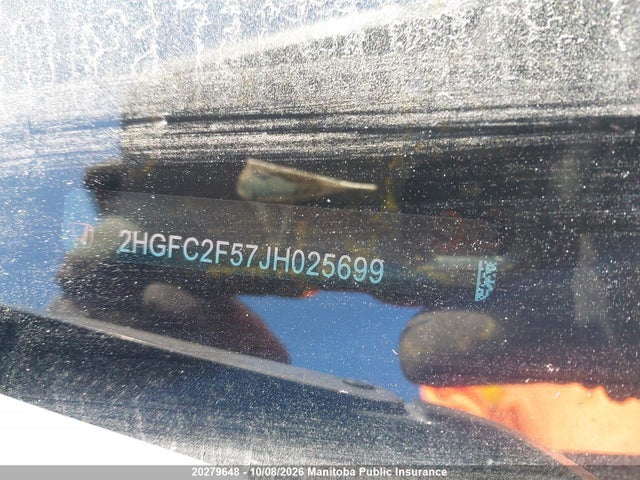 Продажа на аукционе авто 2018 Honda Civic Lx, vin: 2HGFC2F57JH025699, номер лота: 20279648