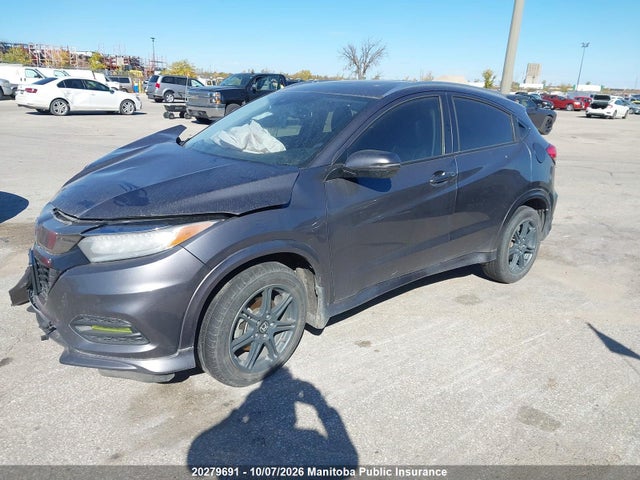 20279691 :رقم المزاد ، 3CZRU6H97KM109552 vin ، 2019 Honda Hr-v Touring مزاد بيع