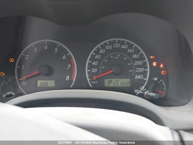 Aukcja sprzedaży 2009 Toyota Corolla Ce, vin: 2T1BU40E09C094240, numer aukcji: 20279807