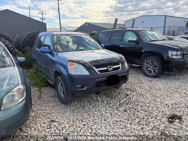 Auction sale of the 2002 Honda Cr-v, vin: JHLRD78812C813057, lot number: 20279819