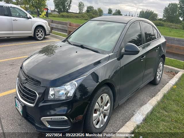 20279854 :رقم المزاد ، 1G1PC5SB0F7270954 vin ، 2015 Chevrolet Cruze Lt Turbo مزاد بيع