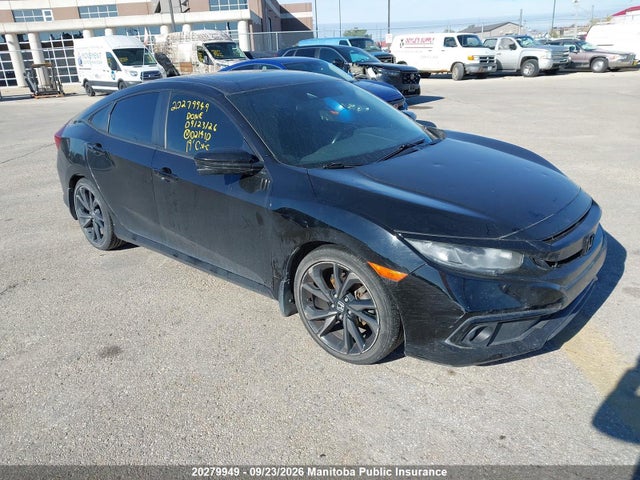 20279949 :رقم المزاد ، 2HGFC2F89KH021410 vin ، 2019 Honda Civic Sport مزاد بيع