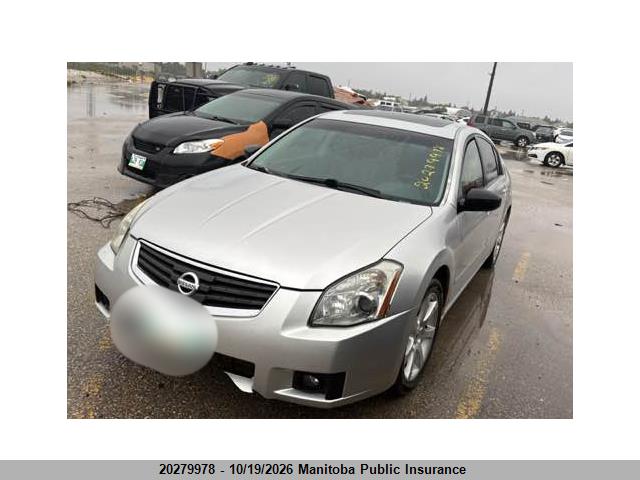 Продаж на аукціоні авто 2008 Nissan Maxima 3.5 Se, vin: 1N4BA41E98C821573, номер лоту: 20279978